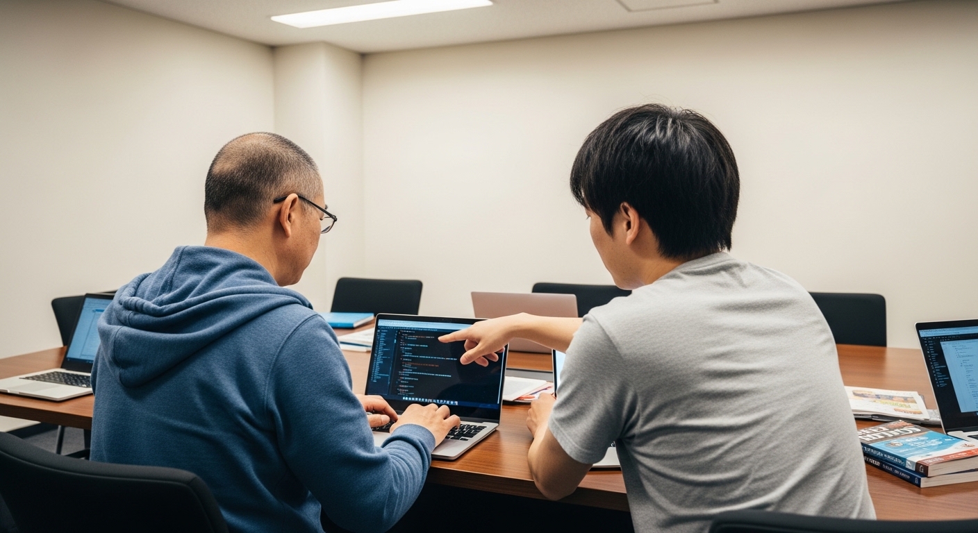 当セミナーには、経験が浅い方や他プログラミング言語からのスキルチェンジなど、色々な人が受講しています。